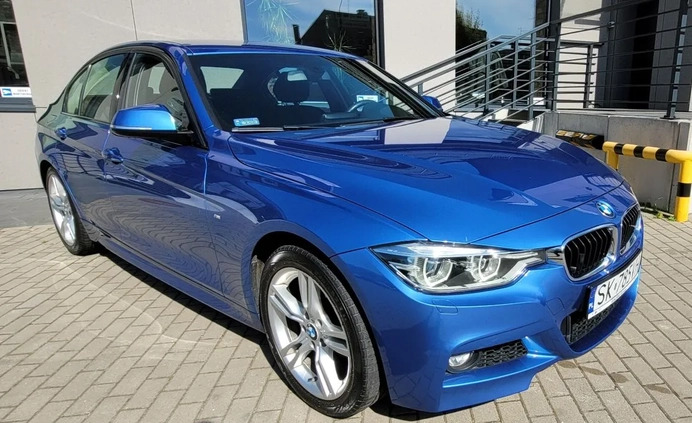 BMW Seria 3 cena 79500 przebieg: 124992, rok produkcji 2017 z Gliwice małe 191